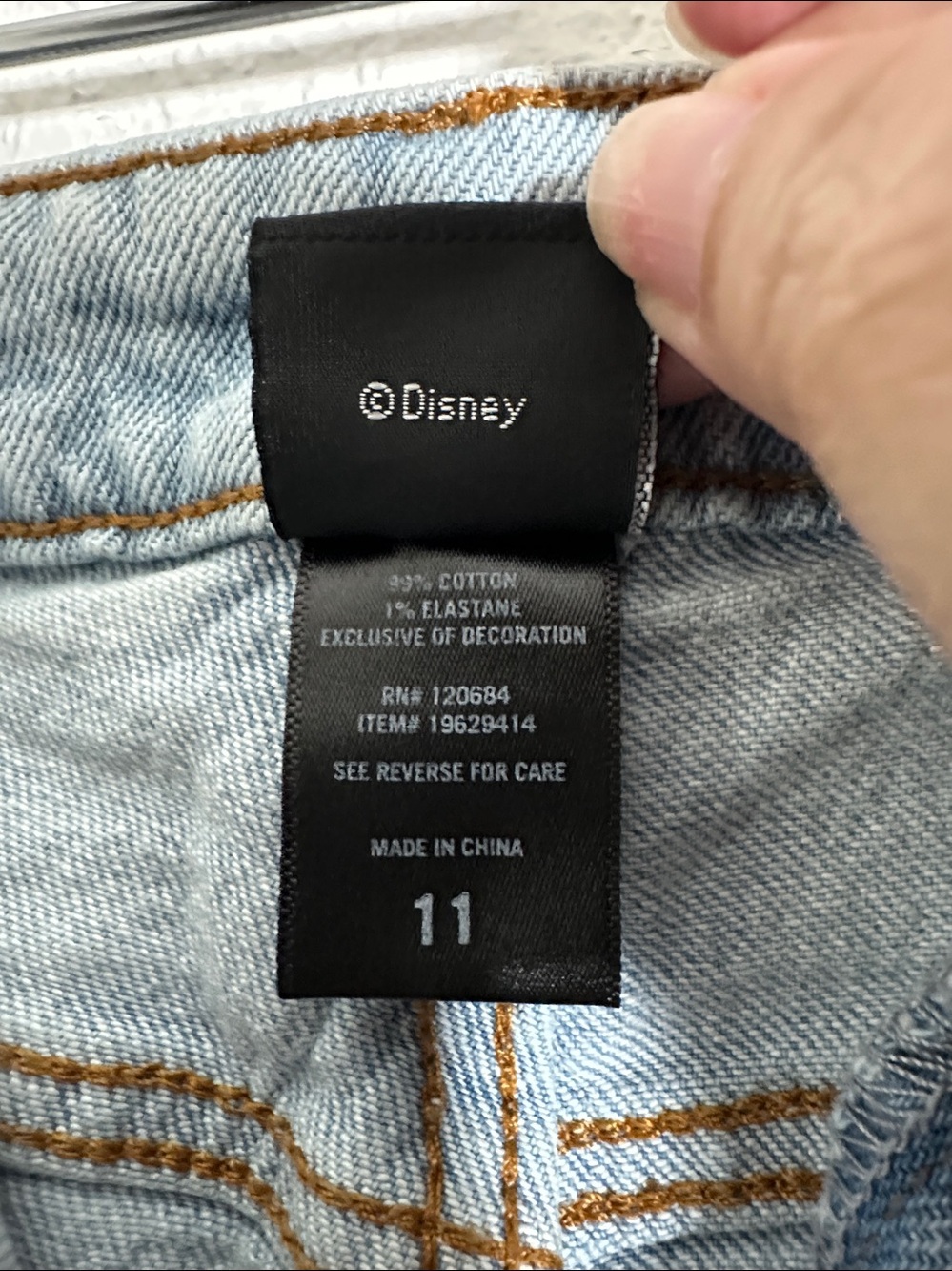 Disney Mirabel Junior Jeans Size 11 - Picture 7 of 7